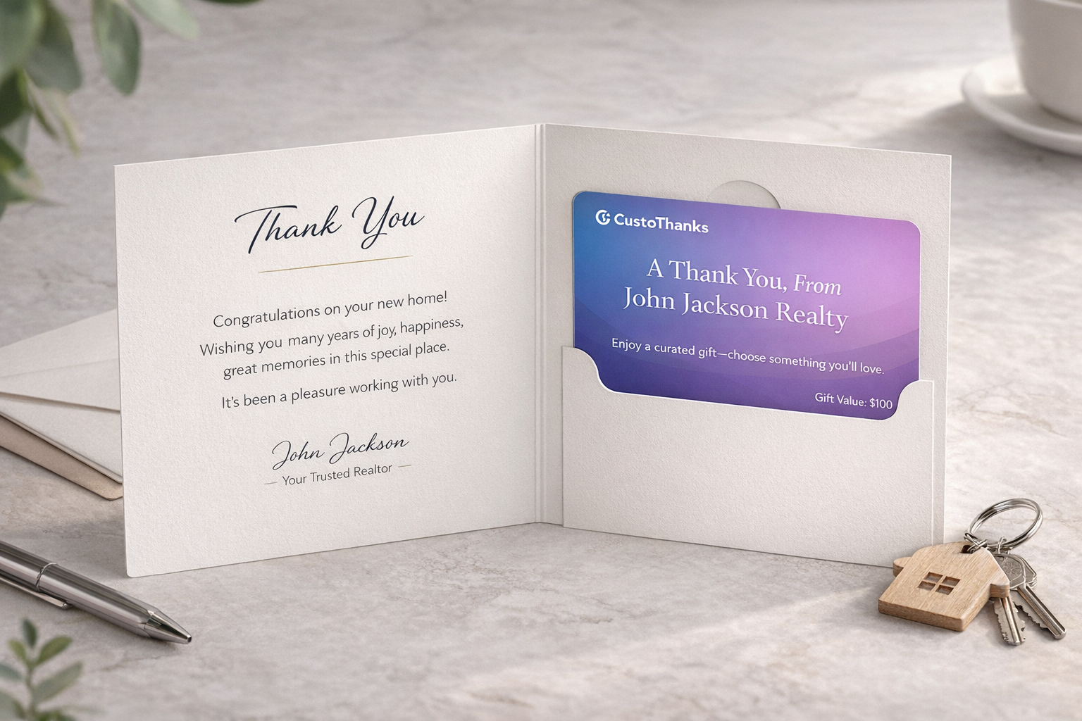 Greeting Card + Choice Card example